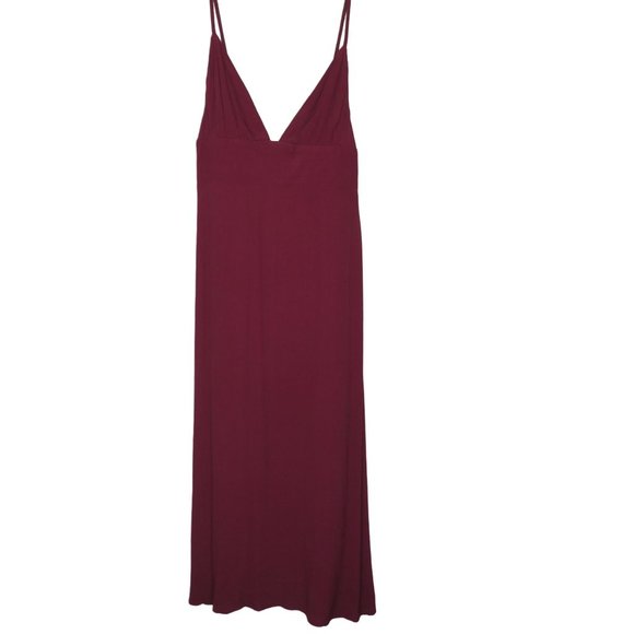 No Rest for Briget Arrays Slip Dress S Burgundy Red Lined NWT Discontinued - Picture 15 of 16
